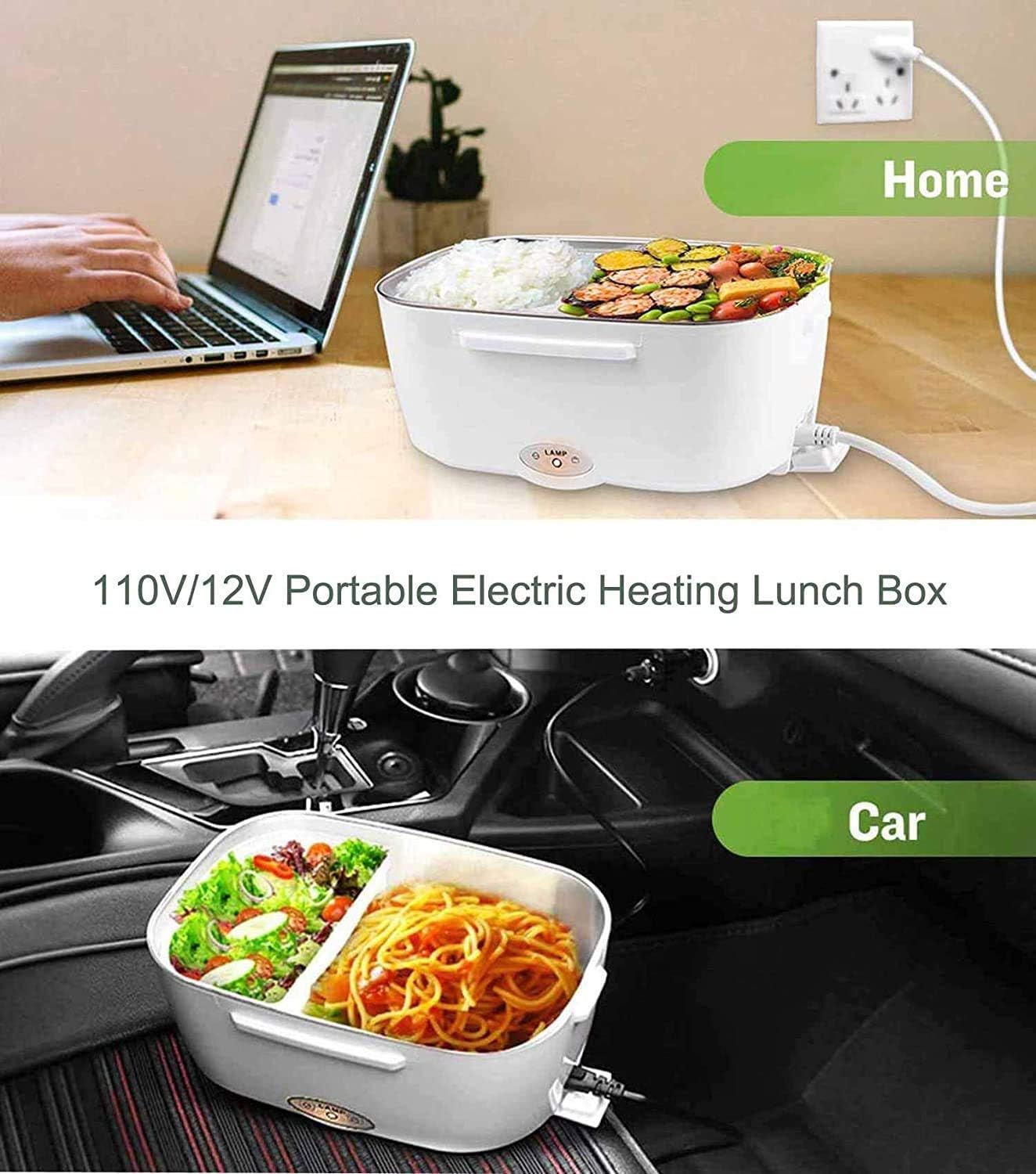 Ultimate 2-in-1 Electric Heating Lunch Box
