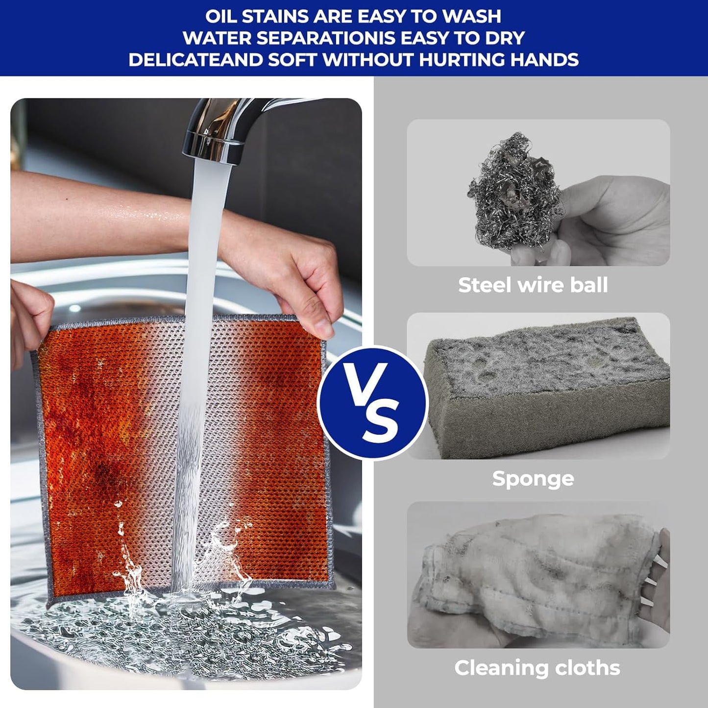 Magic Cleaning Cloth Kitchen Dish Washing Steel Wire