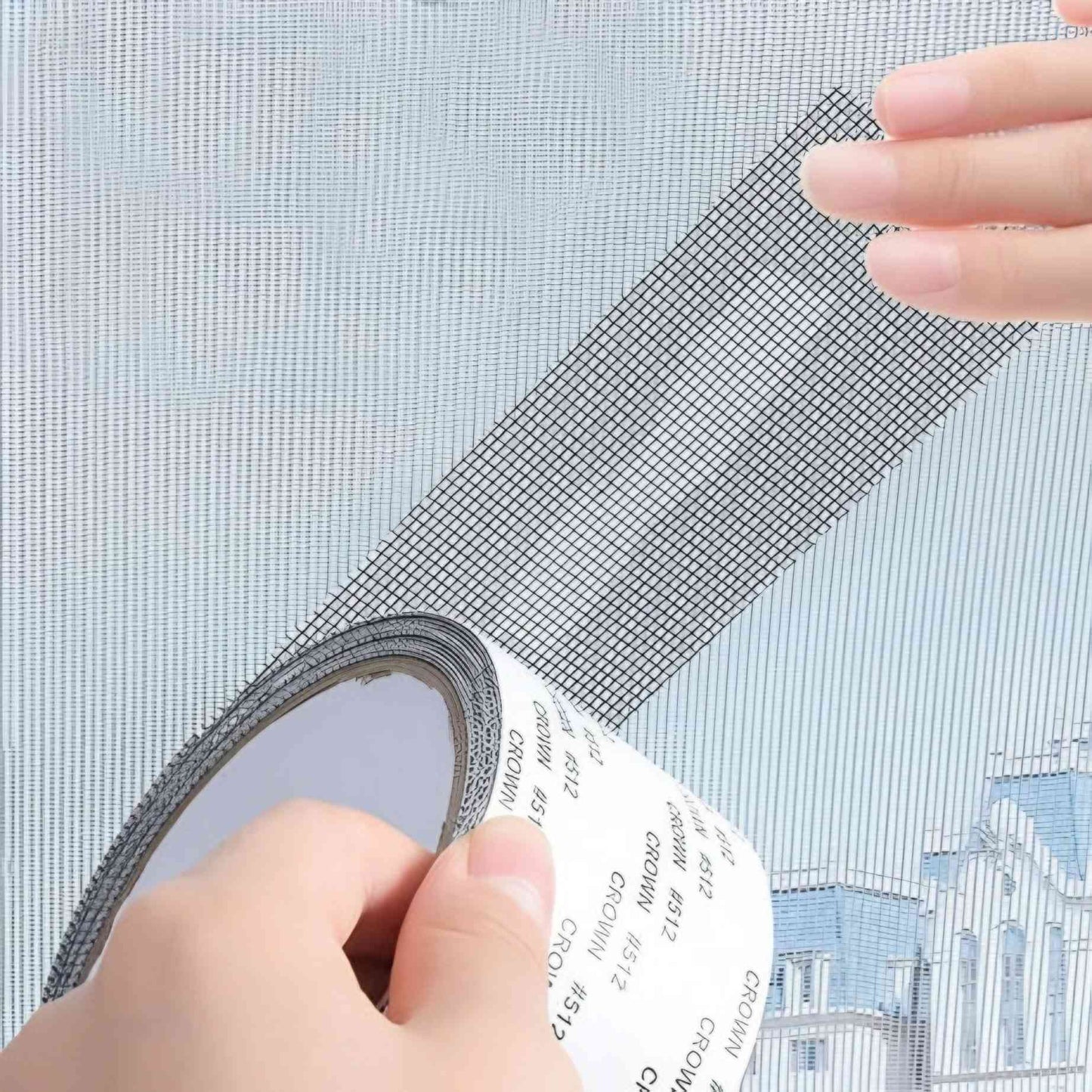 Strong Self Adhesive Window Net Screen Repair Patch Tape For Covering Up Holes Tears Anti Insect Mosquito Mesh