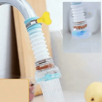 5-Layer Activated Carbon Faucet Water Filter - Removes Chlorine, Rust, and Sediments for Clean, Safe, and Healthy Water
