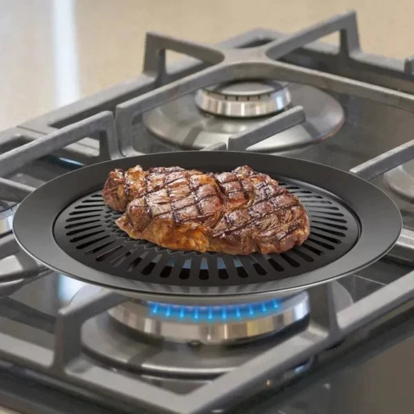 IMPORTED Non-Stick Smokeless Indoor BBQ Grill 32 CM