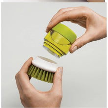 PREMIUM Dish Washing Brush With Liquid Soap Dispenser