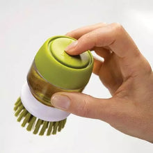 PREMIUM Dish Washing Brush With Liquid Soap Dispenser