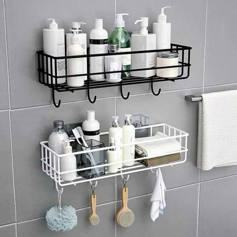 Mega Saver Pack – Set of 2 Luxury Wall Mounted Racks (Black + White)