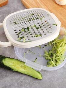 4-In-1 Multi-Purpose Vegetable Grater & Slicer with Storage Container
