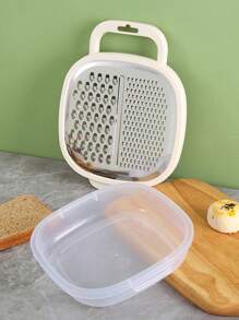 4-In-1 Multi-Purpose Vegetable Grater & Slicer with Storage Container