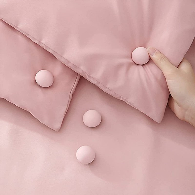 Mushroom Bed Clip, Blanket Buckles Bed Sheet Fixator Gripper, Double Press Bedspread Holder,
