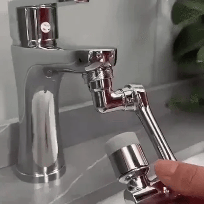 Universal 1080 Degree Swivel Extension Faucet Aerator Rotate Robotic Arm Tap Extender