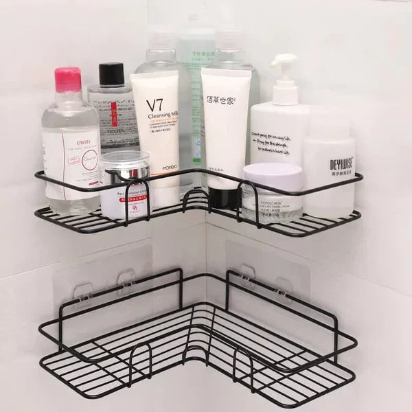 Corner Shelf Organizer – Wall-Mounted Space Saver for