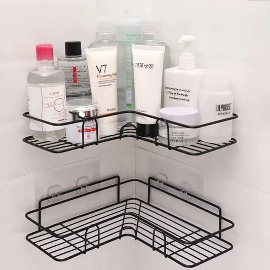 Corner Shelf Organizer – Wall-Mounted Space Saver for