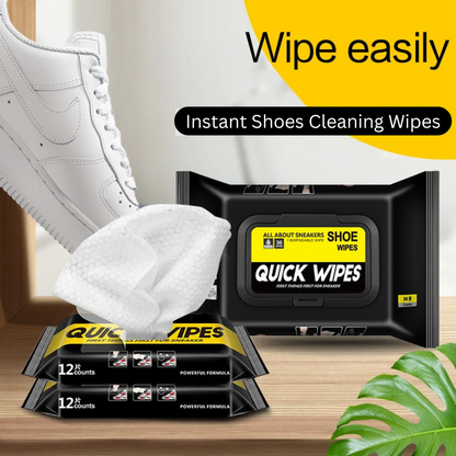 Disposable Shoe and bags Cleaning Wet Wipes For Quick Shine