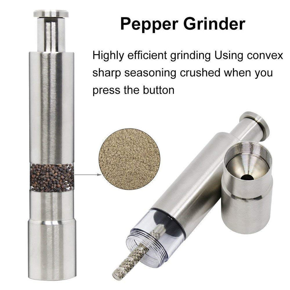 🔥 Luxury Stainless Steel Salt & Pepper Grinder 🔥