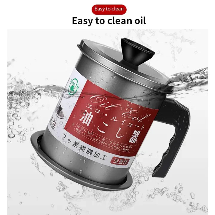 1.4L Stainless Steel Oil Strainer Pot