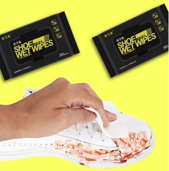 Disposable Shoe and bags Cleaning Wet Wipes For Quick Shine
