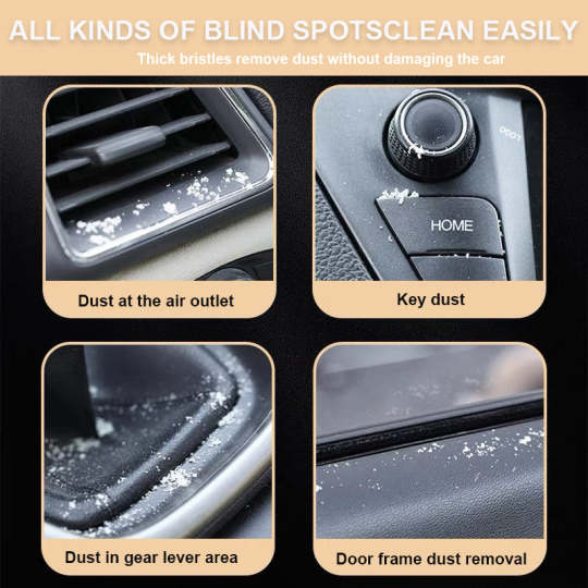 Premium Car Interior Dust Cleaning Soft Brus