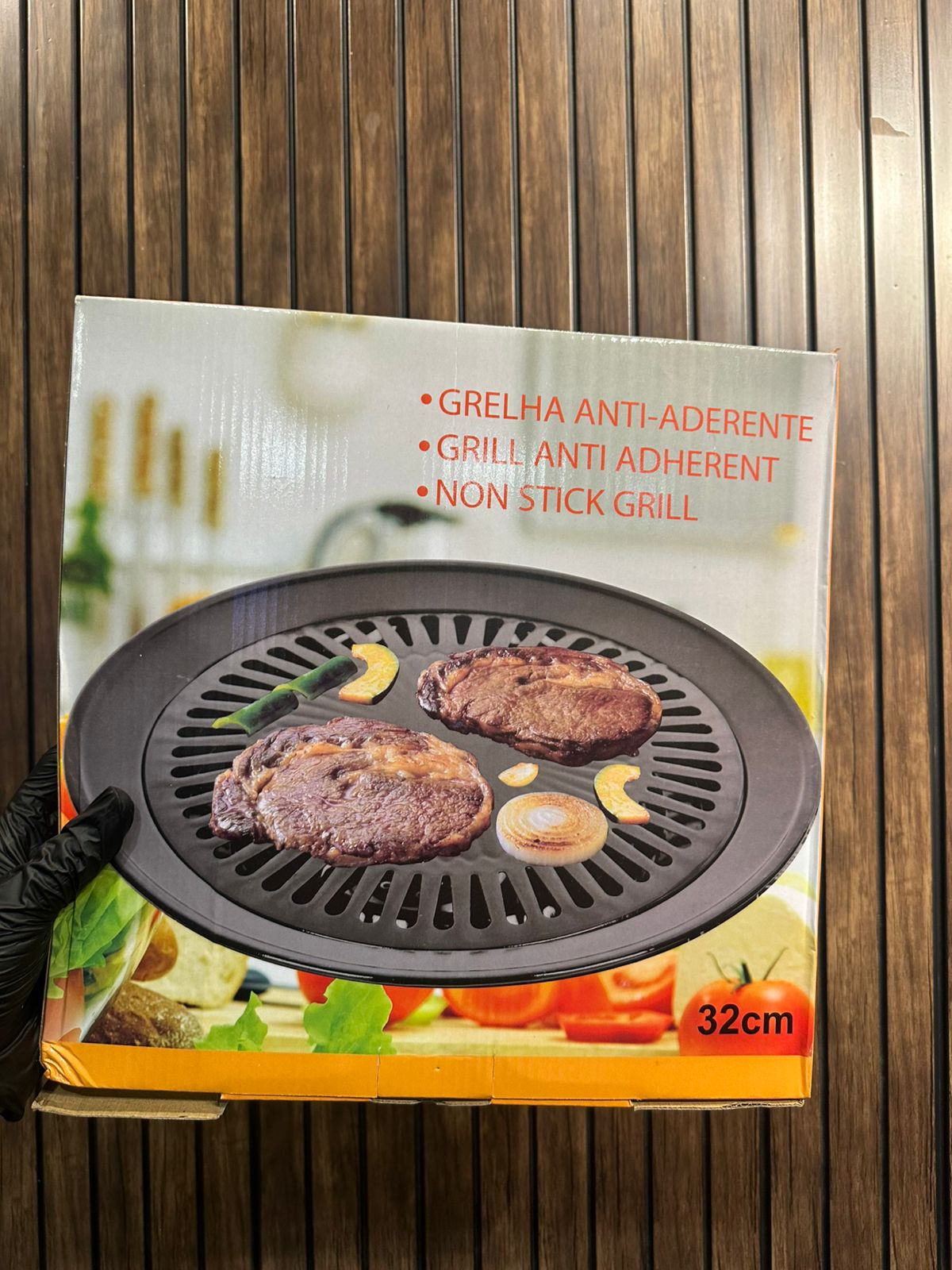 IMPORTED Non-Stick Smokeless Indoor BBQ Grill 32 CM
