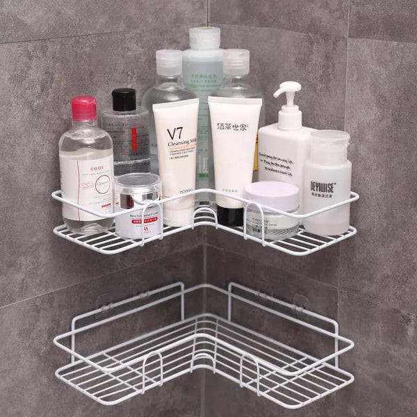 Corner Shelf Organizer – Wall-Mounted Space Saver for