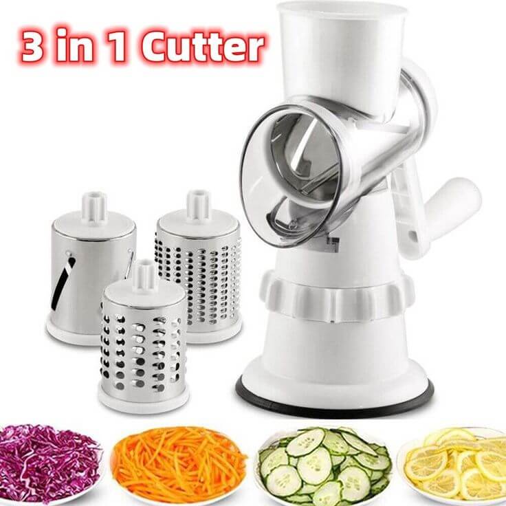 3 in 1 Manual Vegetable Slicer