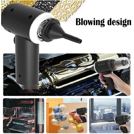 Powerful 3-in-1 Vacuum Cleaner for Car & Home – Compact, Cordless, Wet & Dry, Blower Function