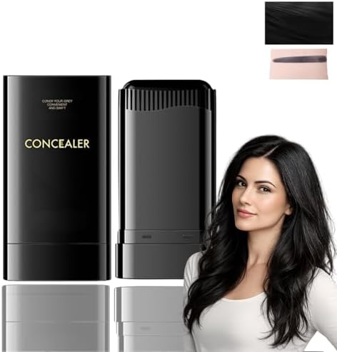 Magic Hair Dye Stick with Comb for Root Touch Up, Instant Grey Hair