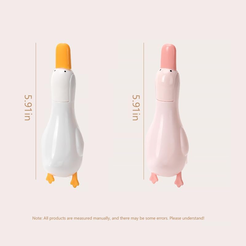 2-in-1 Cute Duck Hair Clip & Shovel Tool, Multifunctional Bathroom Cleaner