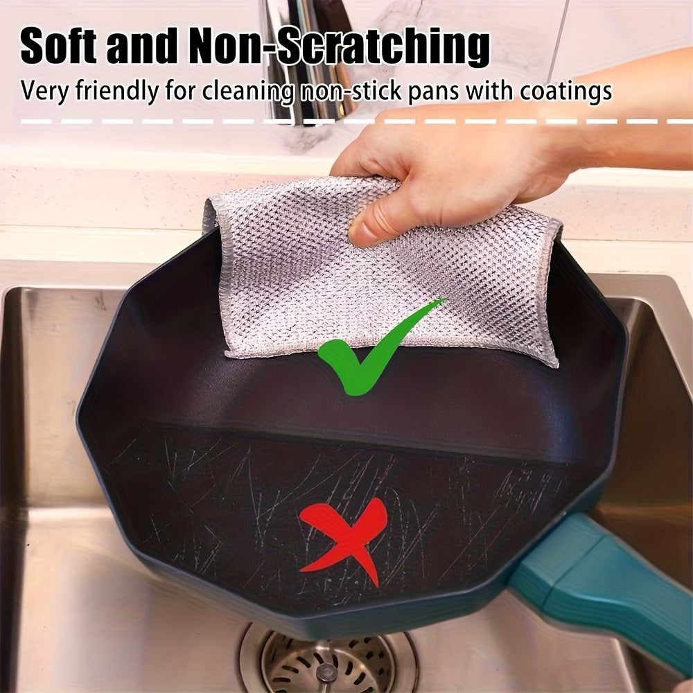 Magic Cleaning Cloth Kitchen Dish Washing Steel Wire