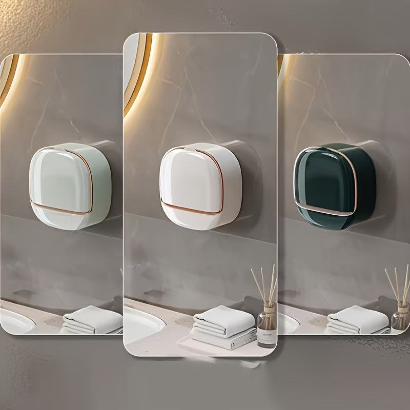 🛁 Luxury Wall Soap Holder with Drain Tray | Keeps Soap Dry