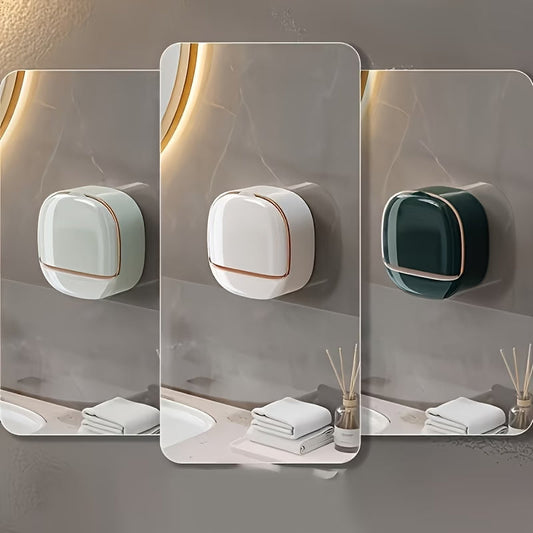 🛁 Luxury Wall Soap Holder with Drain Tray | Keeps Soap Dry