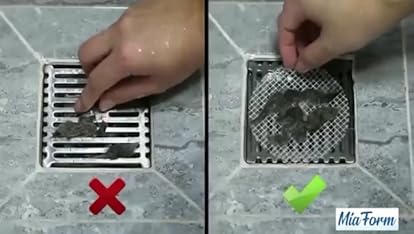Multifunctional  Self Adhesive Floor Drain Sticker Patch For Kitchen Bathroom Sink Strainer