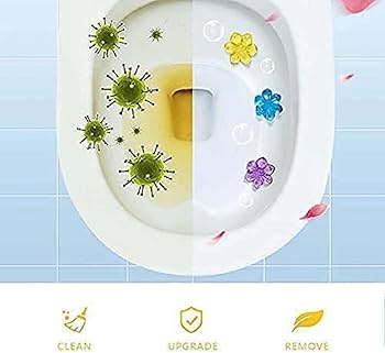 Freshener Toilet Cleaner Gel Flower Stamp