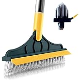 2 in 1 Floor Brush Scrubber with Long Handle