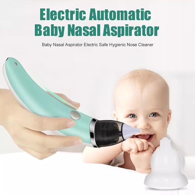 BABIES BLOOM Baby Nasal Aspirator Electric Safe Hygienic Nose Cleaner for Newborns and Toddlers