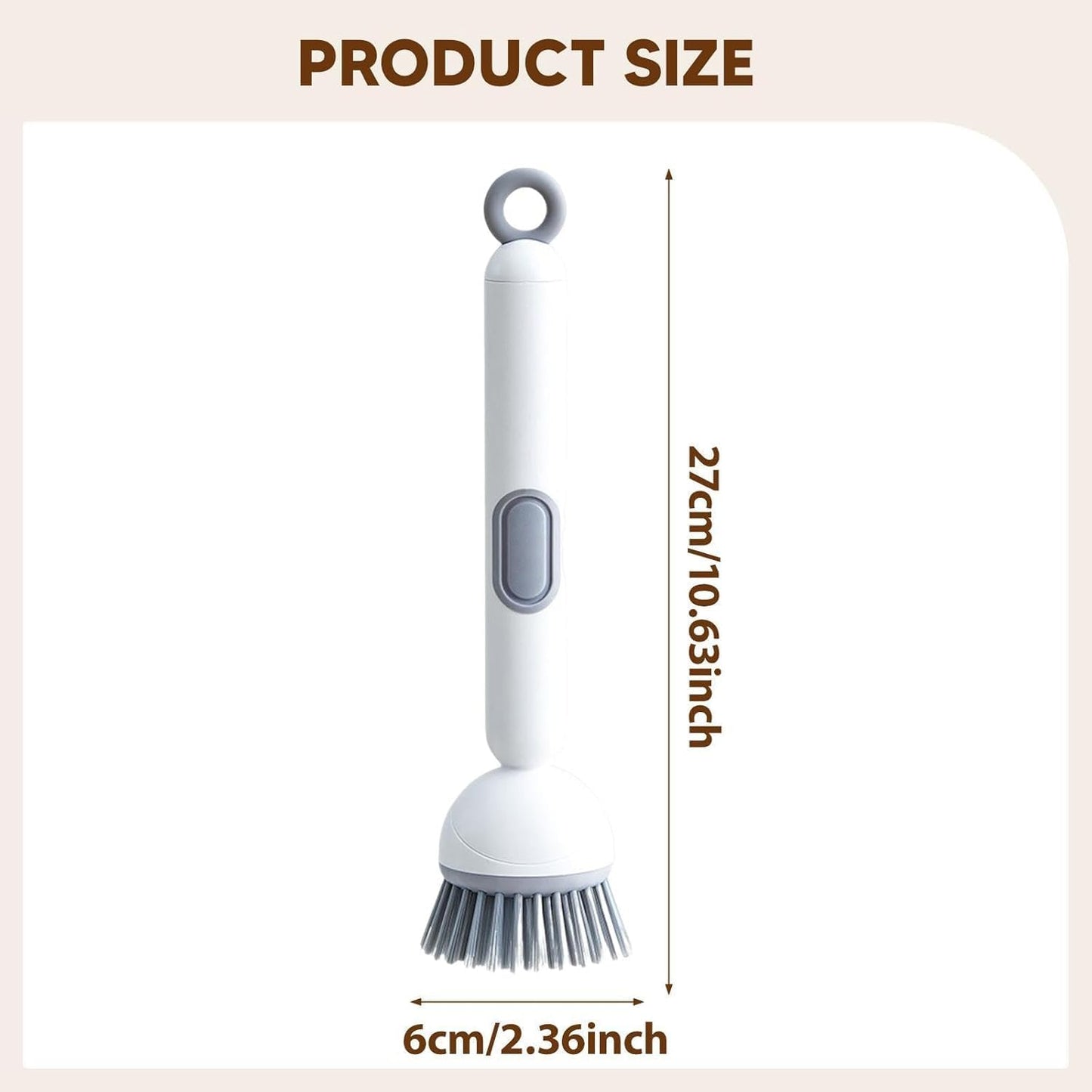2-in-1 Automatic Liquid Soap Dispensing Brush