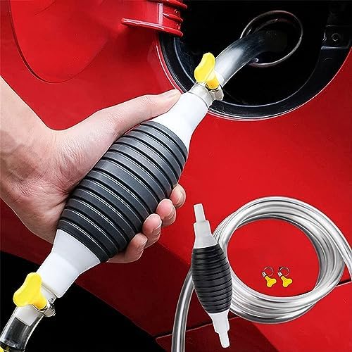 Vmoni Fuel Transfer Pump Kit Tank Sucker Newest High Flow Oil Pump, Diesel Pump, Petrol Pump Kit
