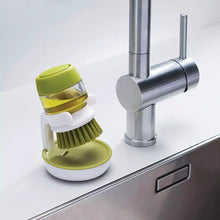 PREMIUM Dish Washing Brush With Liquid Soap Dispenser