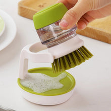 PREMIUM Dish Washing Brush With Liquid Soap Dispenser