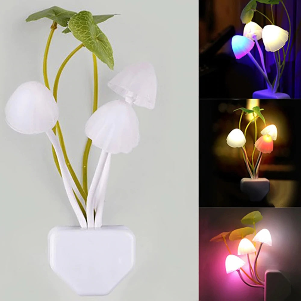 Cute Mushroom LED Night Light – Pack of 2