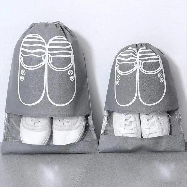 Travel Shoe Bag with Rope for Men & Women pack of 10