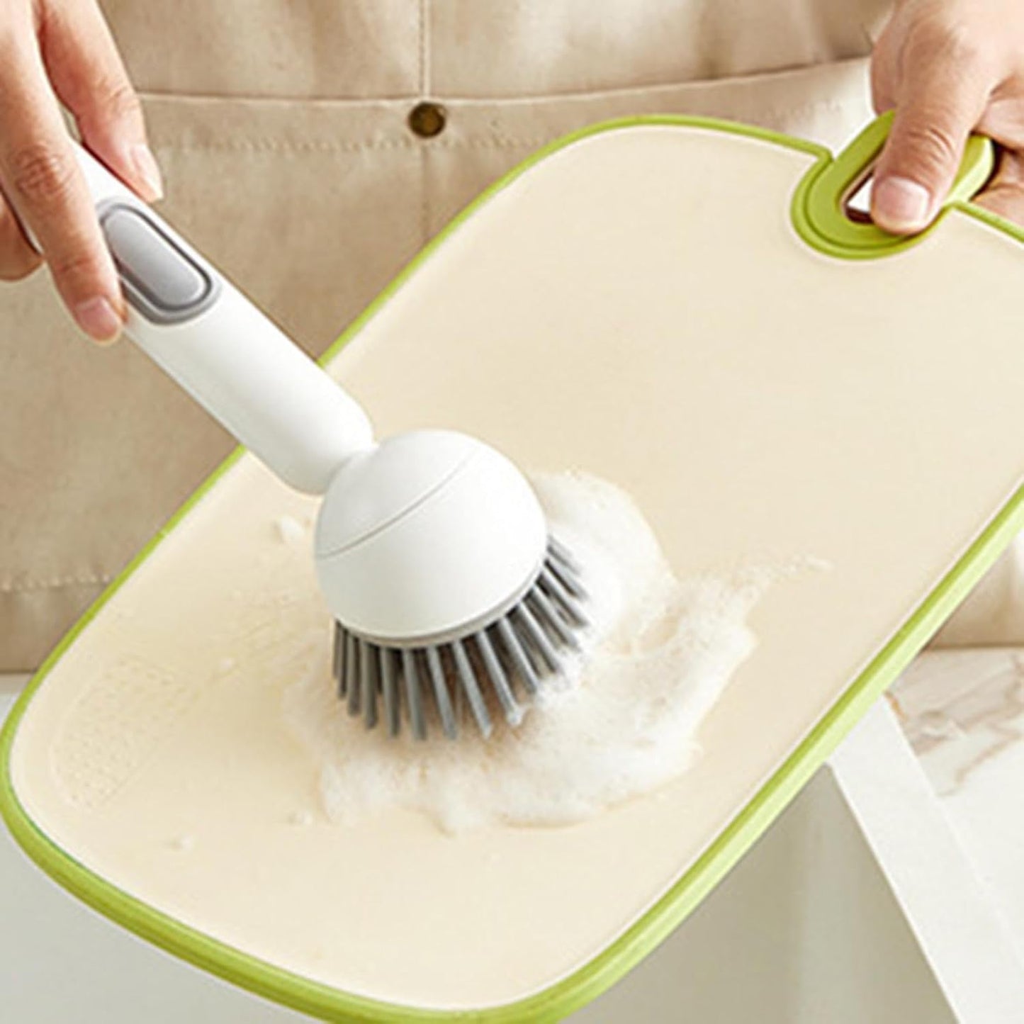 2-in-1 Automatic Liquid Soap Dispensing Brush