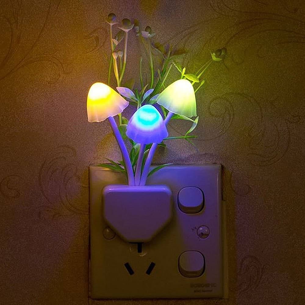 Cute Mushroom LED Night Light – Pack of 2