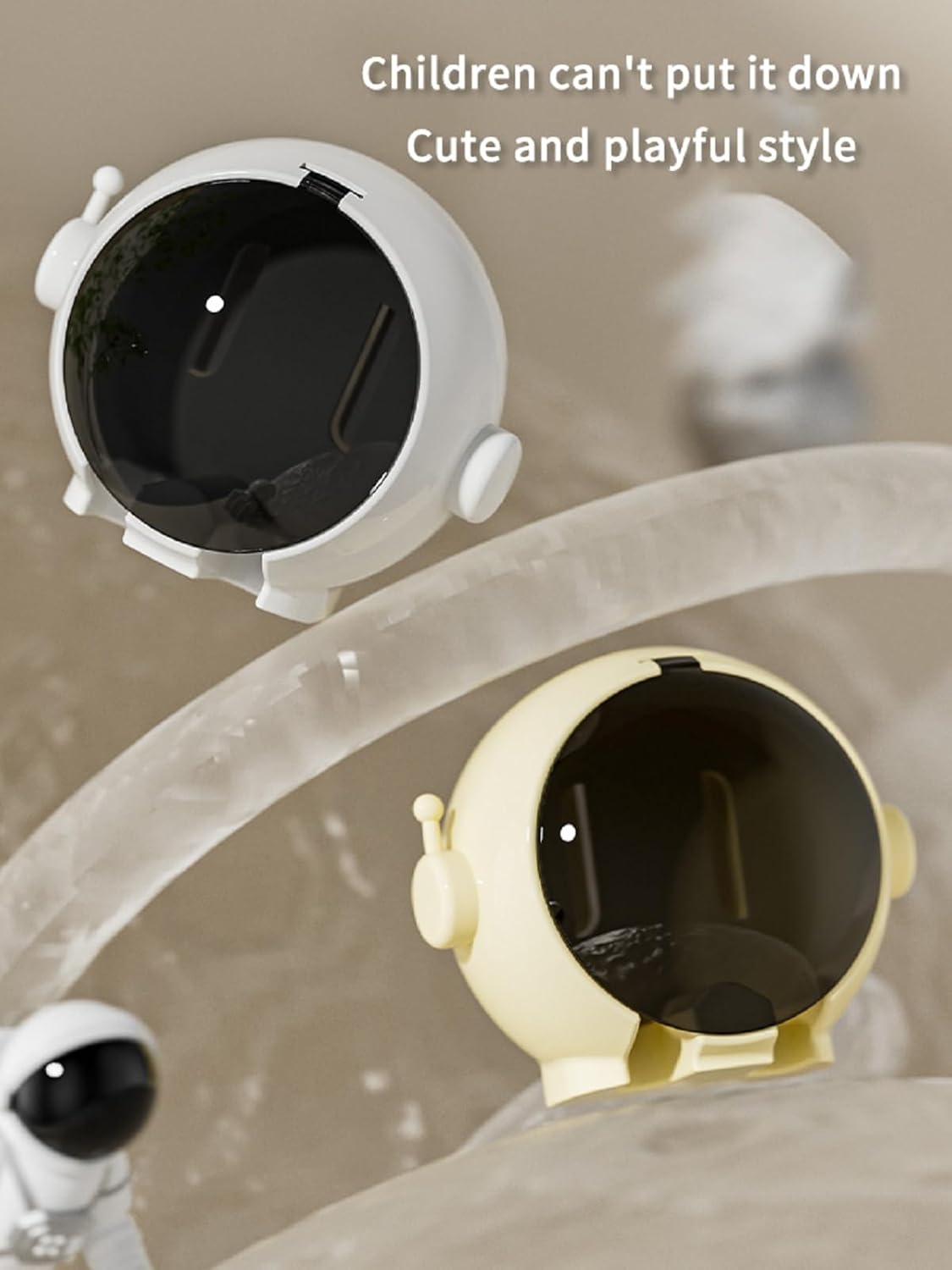 Wall Mounted Astronaut Toothbrush Holder