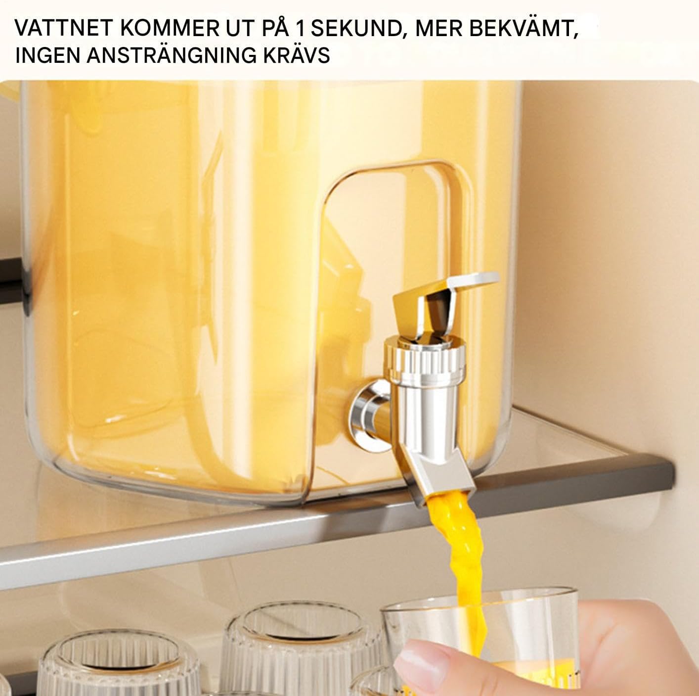 5L Luxury Acrylic Drink Dispenser with Infuser