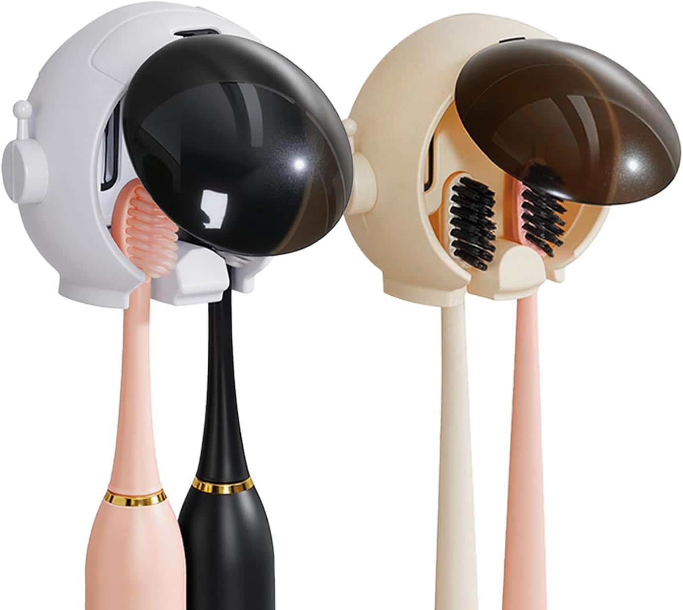 Wall Mounted Astronaut Toothbrush Holder