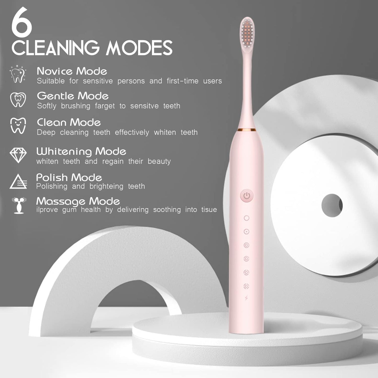 Ultrasonic Sonic Electric Toothbrush