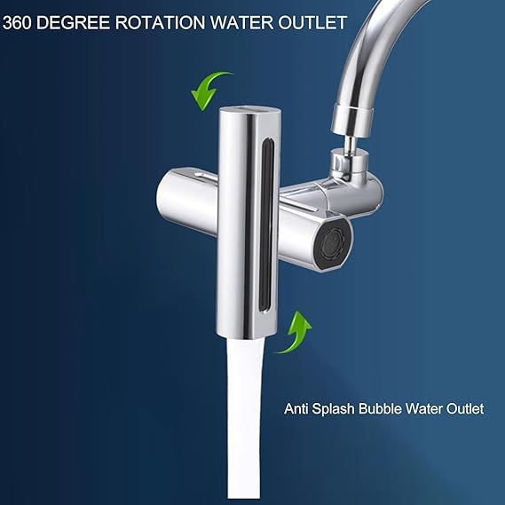 Kitchen Faucet - 4 in 1 360° Swivel Faucet Waterfall Faucet 4 Function Water Saving Kitchen Sink Faucet Bathroom Faucet