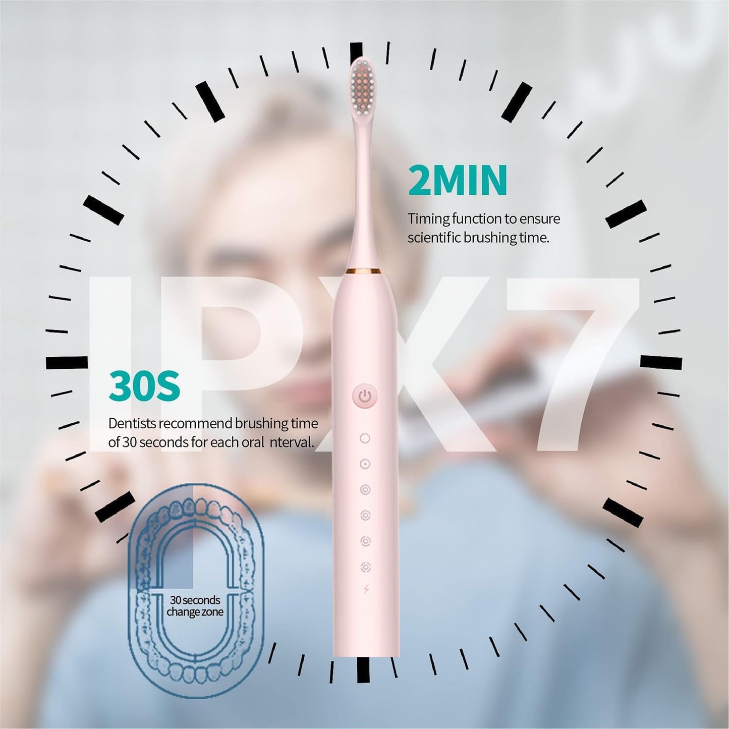 Ultrasonic Sonic Electric Toothbrush