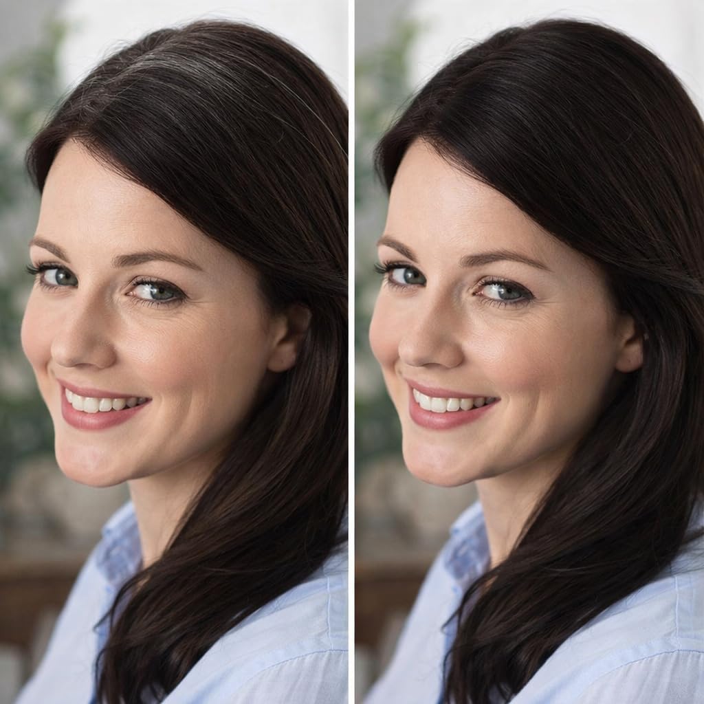 Magic Hair Dye Stick with Comb for Root Touch Up, Instant Grey Hair