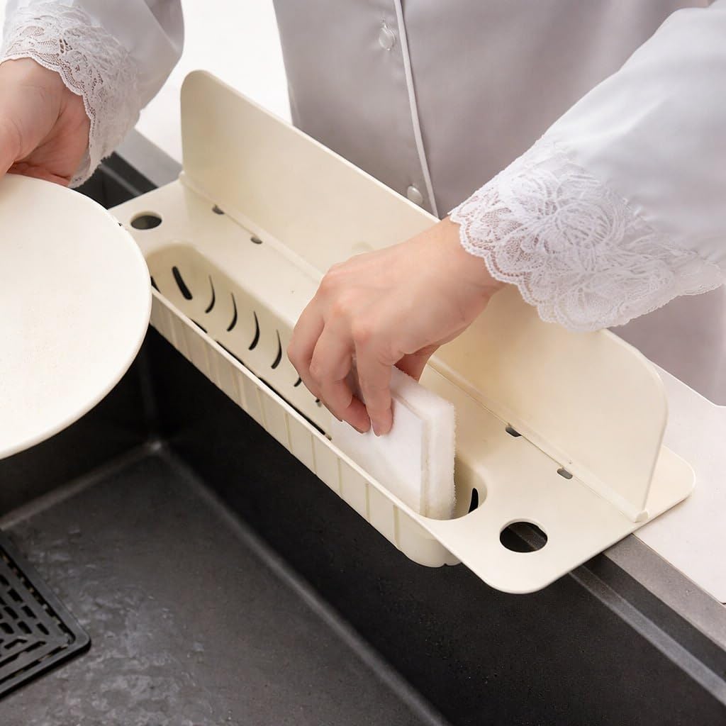 2 In 1 Kitchen Sink Splash Guard with Suction Cups