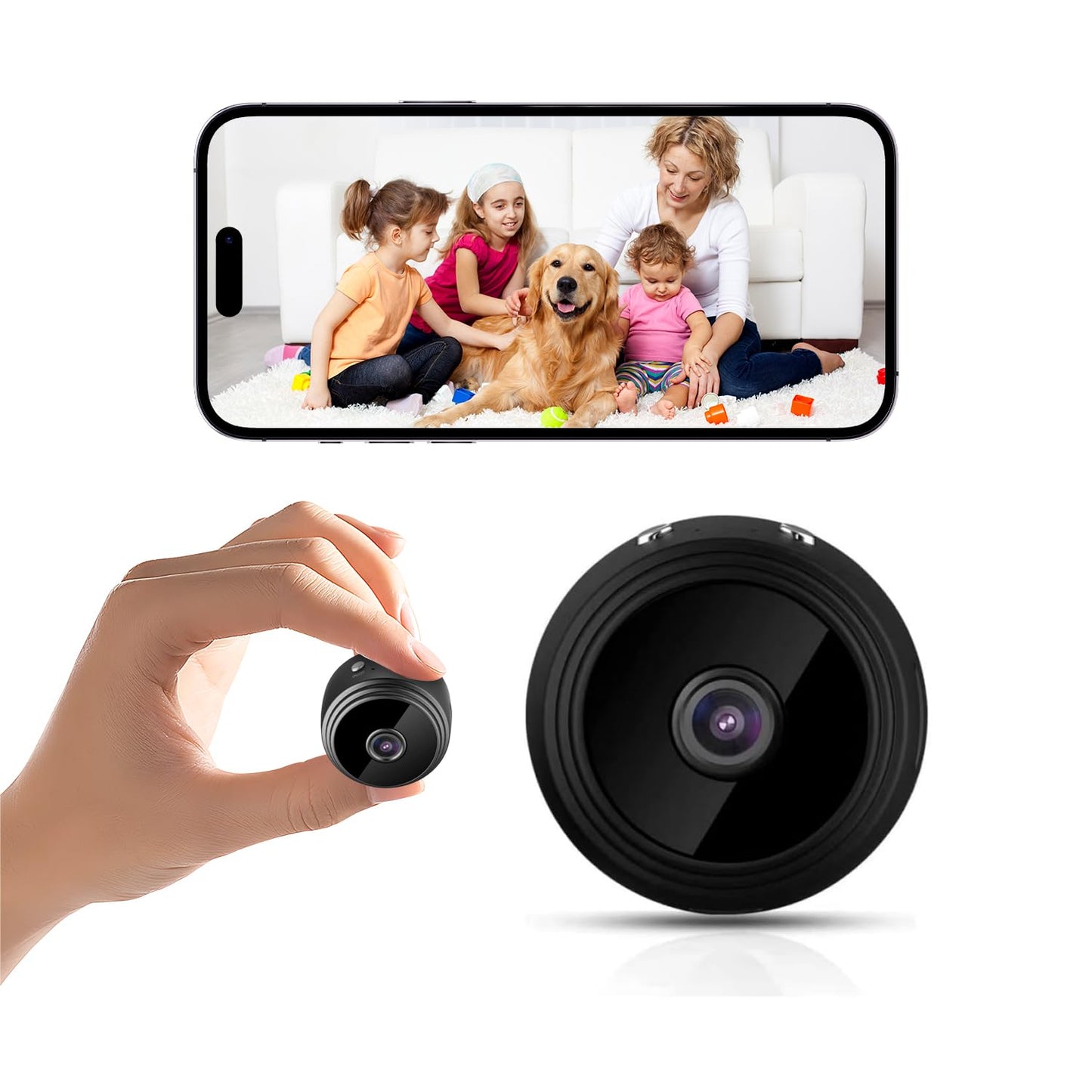 1080P Indoor Mini Hidden Camera Spy Wireless