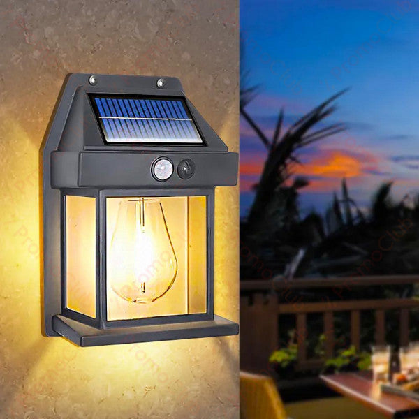 Solar Tungsten Wireless Outdoor Led Wall Light With Human Sensor Bulb Waterproof Garden Landscape Villa Courtyard Decor Night Light